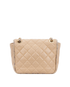 Half Moon Tweed Edge Flap Bag, back view